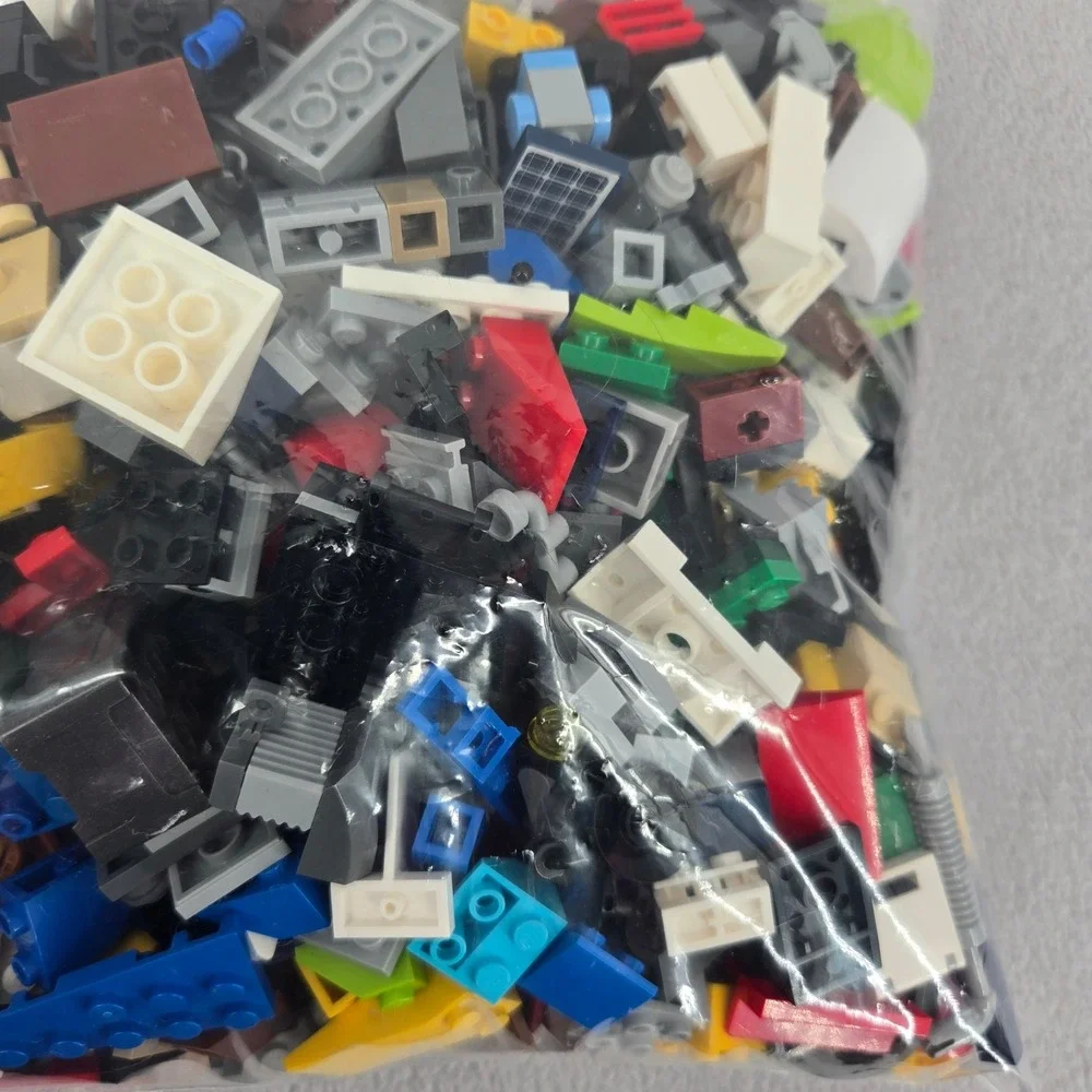 LEGO 2lb 2oz Bulk Mixed Bricks Plates Specialty Pieces Multicolor Creative Lot